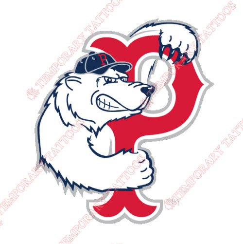 Pawtucket Red Sox Customize Temporary Tattoos Stickers NO.7996